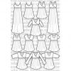 Moldes de batas e vestidos linha império